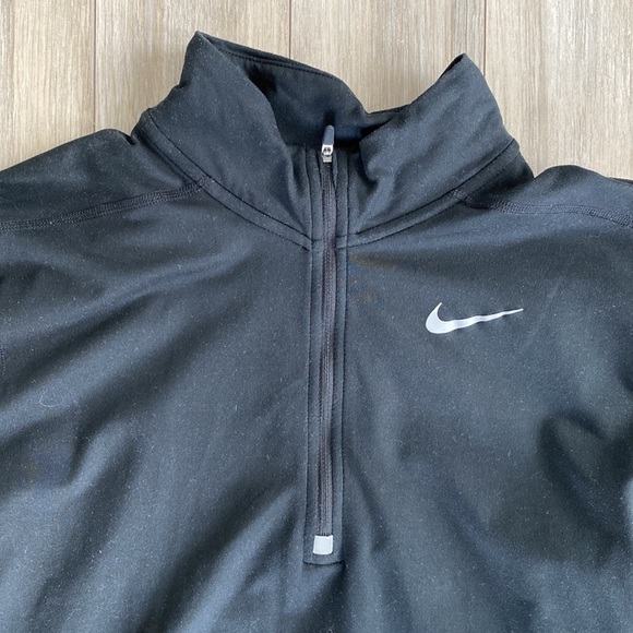 NIKE DRI FIT 3/4 RUNNING ZIP - Picture 2 of 3
